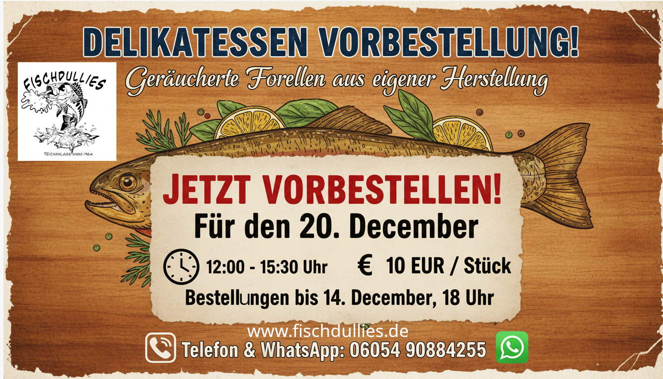 Geräucherte Forelle Vorbestellung